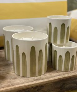 Bougie extérieur Olive, Différentes tailles | Jolies Trouvailles